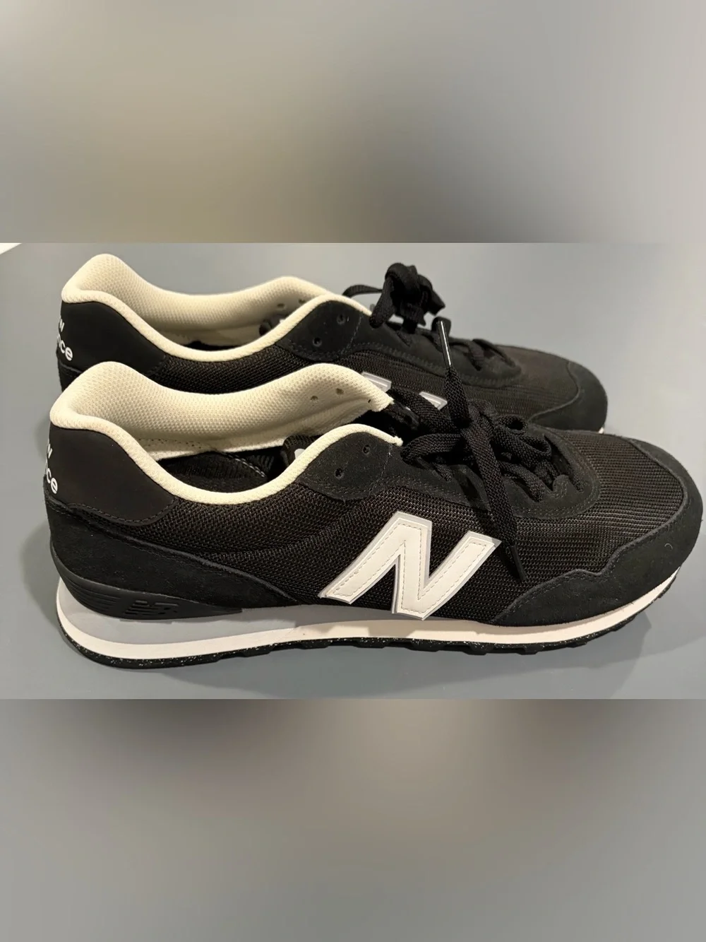 New Balance Black and White Men's Casual Sneakers